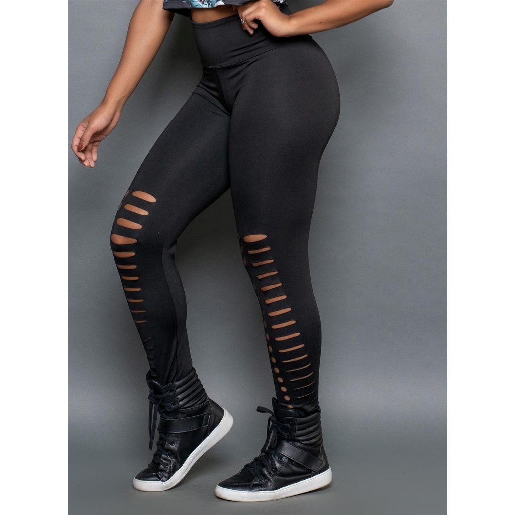 Leggings sexy de modelagem de couro de moto