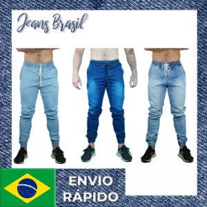KIT 3 Calça Jeans Cargo Masculina Jogger 3 Cores Disponíveis. Entrega Rápida Venda Nacional
