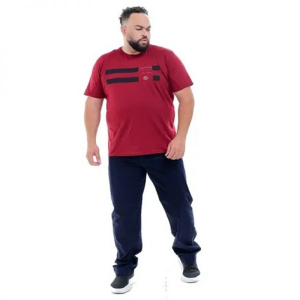 Kit 3 calça jeans sarja masculina tamanho grande tamanho grande - Imagem 4