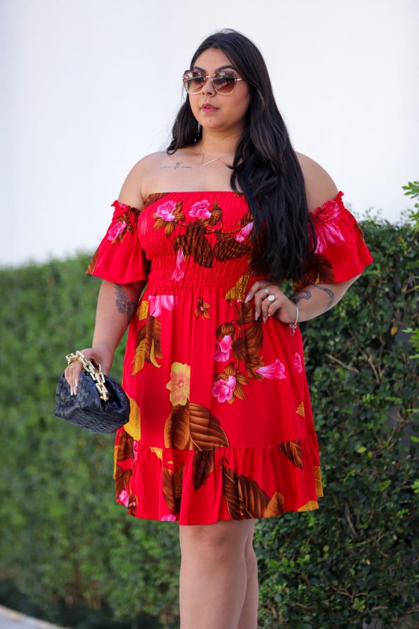 Vestido Ciganinha Florido Viscose Plus Size - Várias Estampas