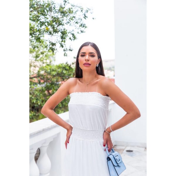 Vestido feminino adulto / tomara que caia / reveillon / coelção festas / ly-2094 - Imagem 4