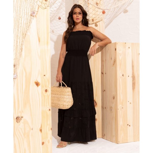 Vestido feminino adulto / tomara que caia / reveillon / coelção festas / ly-2094 - Imagem 6
