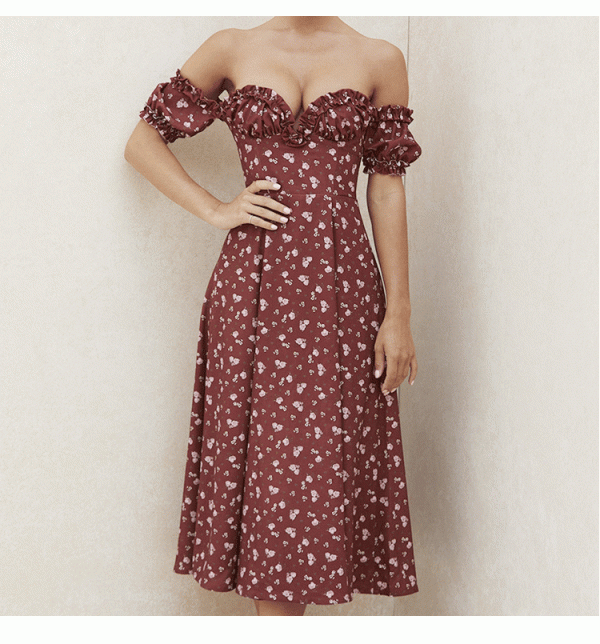 Vintage sólido botão midi vestido sexy festa clube bodycon sem alças alta dividir vestidos femininos primavera outono casual - Image 6