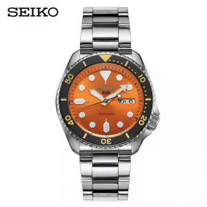 Relógio Seiko  Masculino 100m resistente à água  Aço inoxidável pulseira de 40mm
