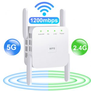 Repetidor Wi-fi 5.0 e 2.4 Ghz  -  1200mbps longo alcance