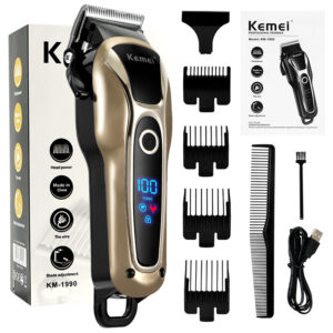 Máquina de cortar cabelo elétrico barbeador