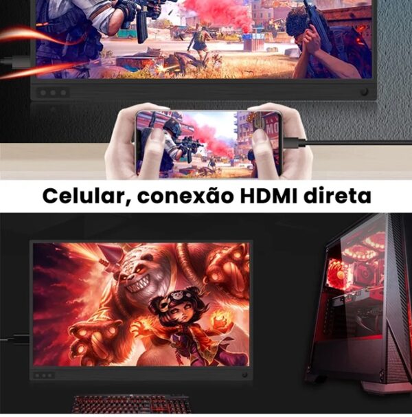 Monitor Portátil 15,6 Full Hd Ips 1080p - Imagem 6