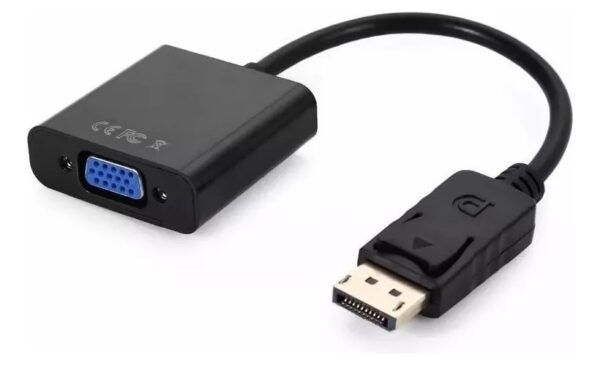 Adaptador Displayport Macho x VGA Fêmea